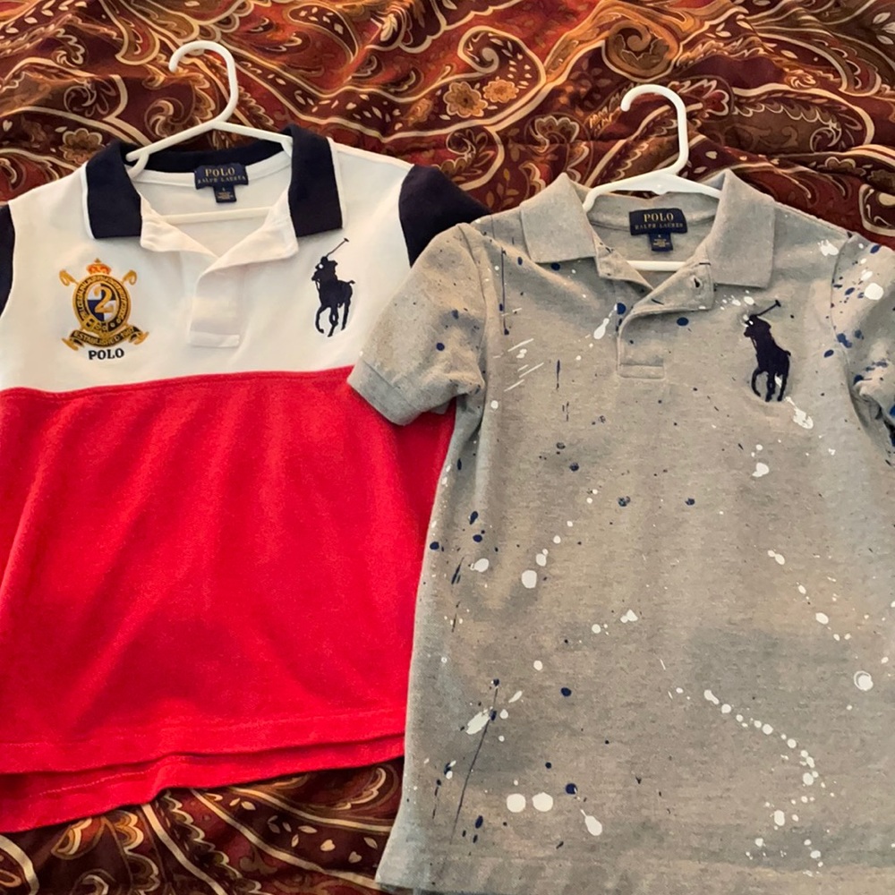 Ralph Lauren boy polo shirts